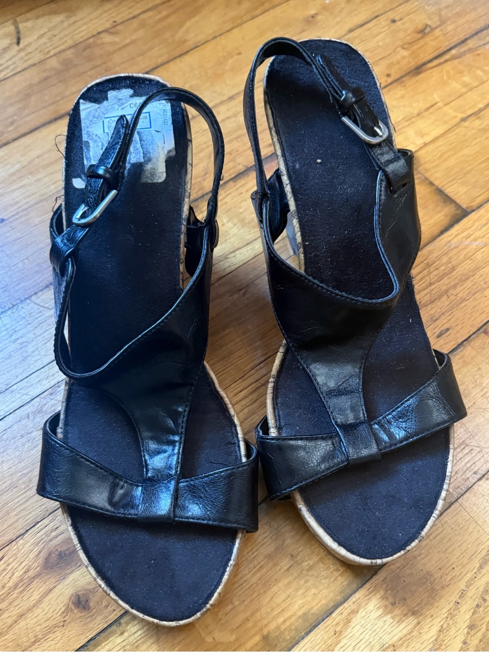 AEROSOLES Black Women's Slingback Sandals - Picture 2 of 5